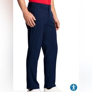 IZOD Golf Swingflex Straight Fit Stretch Performance Golf Pants - Navy 32x29